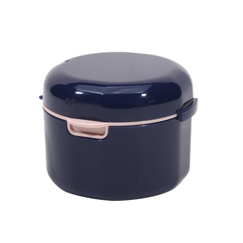 Orthodontic Retainer Storage Box Soaking Invisible Teeth Denture Cleaning Tooth Storage Portable Belt Storage Case