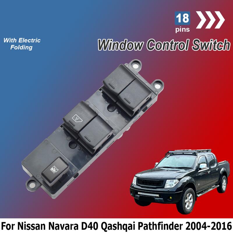 25401-JD00A 25401JD00A For Nissan Qashqai J10 2.0 dCi 4WD Navara D40 Vehicles Car Master Power Window Control Switch 18 P