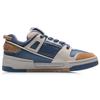 New LiNing Anti Slip Wear Resistant Low Top Skateboard Shoes Men's Blue White Brown AGCR297-2