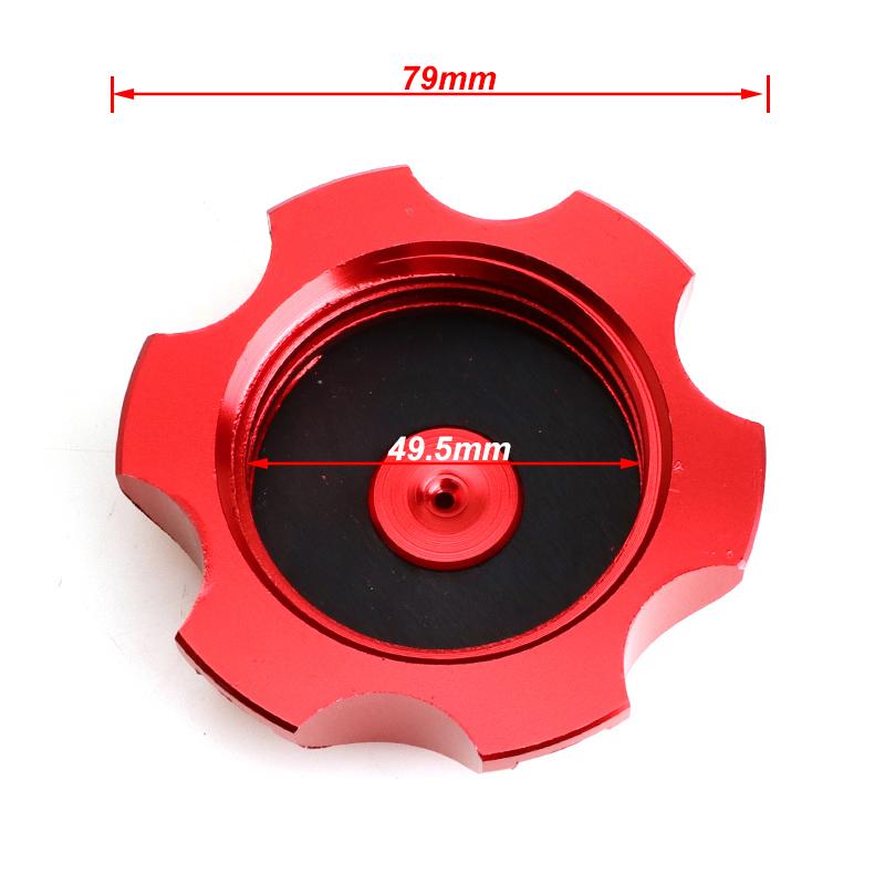 CNC Aluminum Gas Fuel Tank Cap Cover For Kayo Bse Chinese CRF TTR KLX 110 50 70 90 125 140 150 160 190 CC Dirt Pit Bike Parts