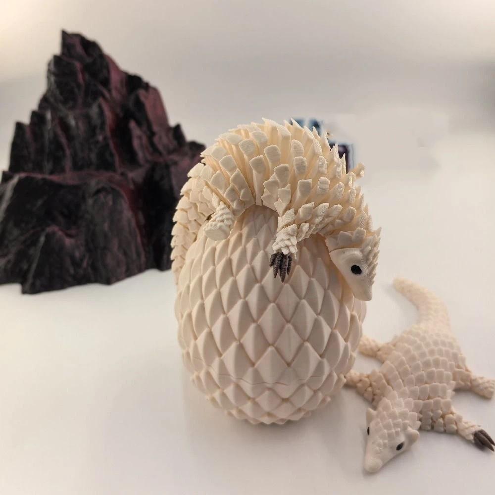 Creative 3D Printed Pangolin Figurine Realistic Articulated 3D Printed Pangolin Rotatable Flexible Animal Model Decoration