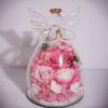Hot-selling Angel Eternal Flower Glass Cover Eternal Flower Gift Box Finished Eternal Rose Ornament Spot
