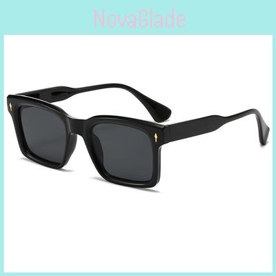 Retro Square Sun Glasses With Uv400 Protection For Outdoor Activities And Fashion Enthusiasts