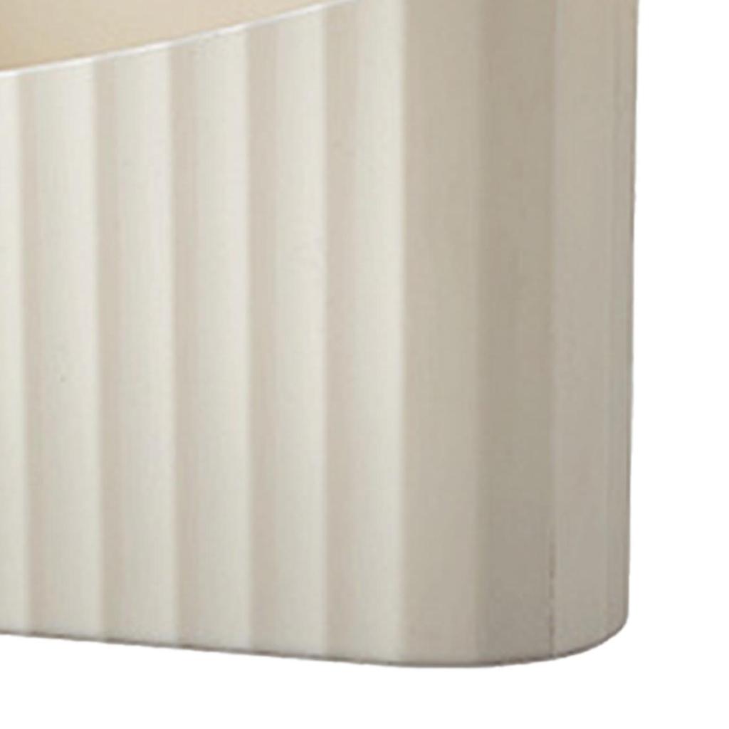 Garbage Bag Dispenser Wall Mounted Plastic Trash Bag Holder for Kitchen Bathroom Cream Color