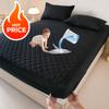 100%Waterproof Mattress Cover Thick Solid Color Bed Fitted Sheet Single/Queen/King 135x200cm 160x200cm Soft Bed Cover