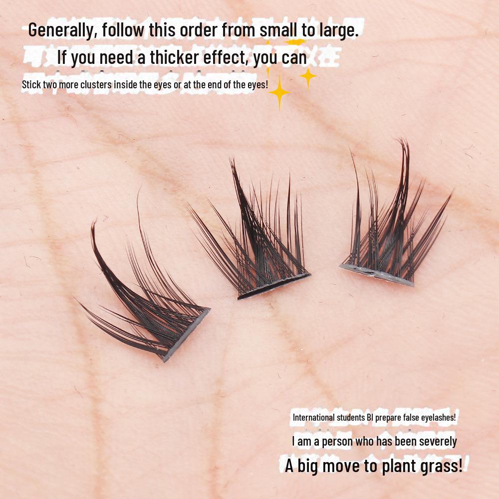 "Jiang Xiaotao Pure Wild Little Devil 360-Cluster Dense Comic Eye False Eyelashes"