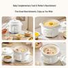 SUPOR 1.5L Electric Slow Cooker with White Ceramic Pot CN plug (adapter included)
