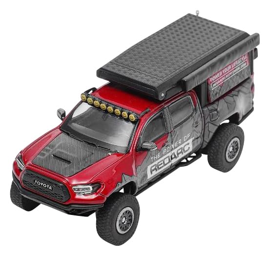 

Gaincorp Products Scale Toyota Tacoma TRD Pro 2022 Finished Product 1/64 (Camper Van) Red/Art KS076-530