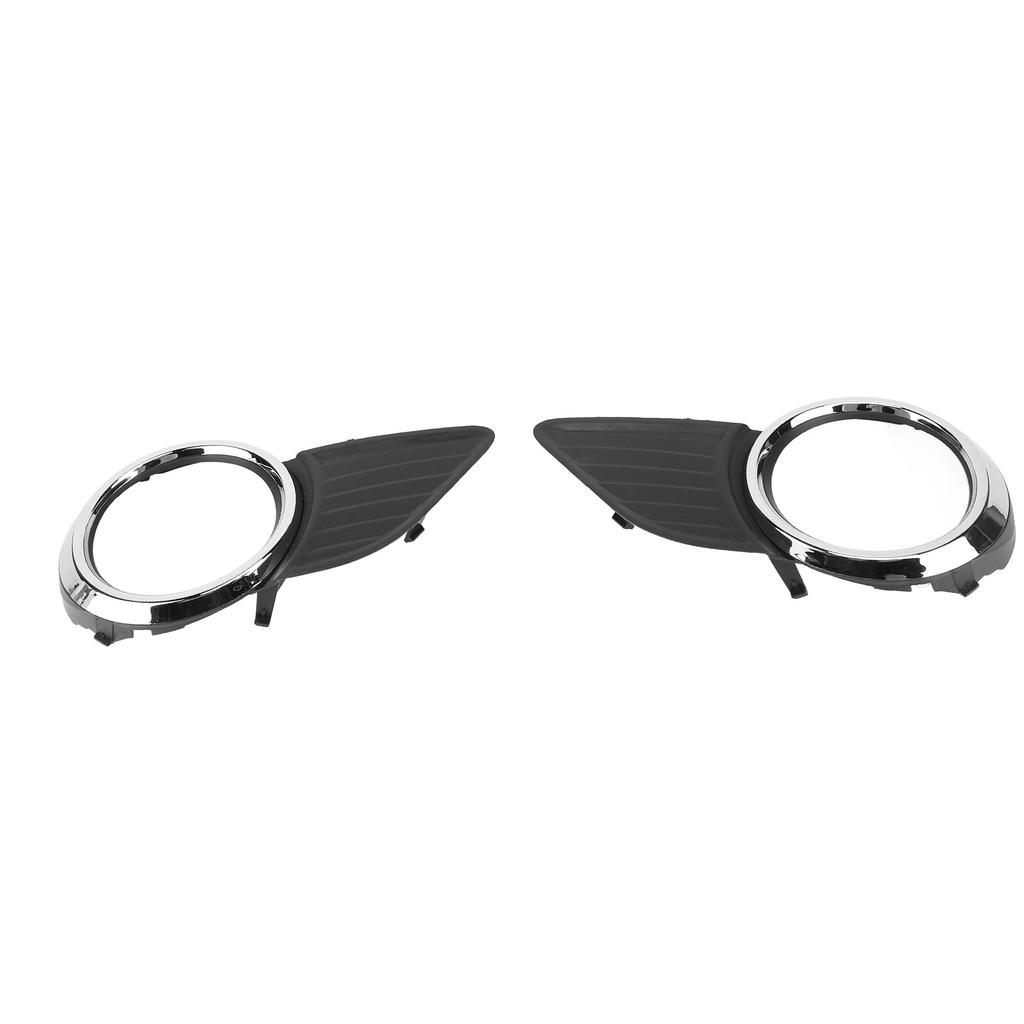1 Pair Front Bumper Fog Light Grille Cover with Chrome Frame 5212708020 Water Resistant Stylish