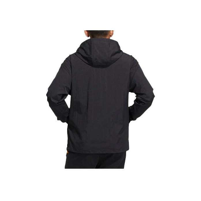 Adidas Neo Sport Woven Alphabet Hooded Jacket Men Outerwear Black HS8850