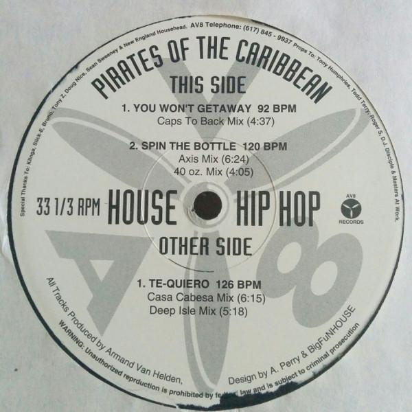 

12inch Record PIRATES OF THE CARIBBEAN You Wont Getaway AV001 AV8 1992 US Rap HipHopRB Used