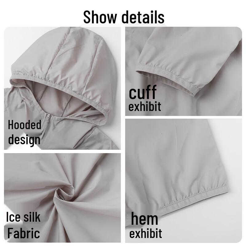 Warrior Men's Summer Hooded UV Protection Jacket