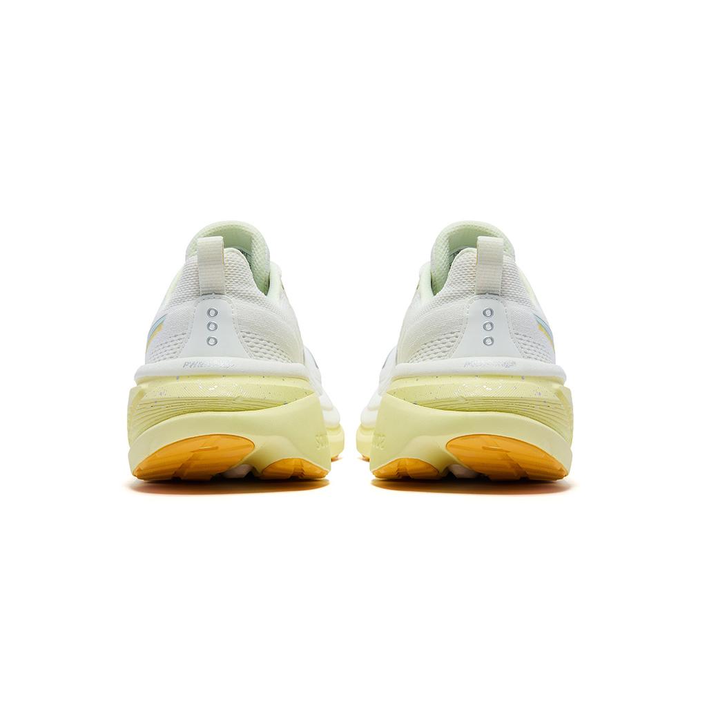 Saucony Hurricane 25 Comfortable Soft Resilient Durable Support Training Running Shoes Women sneaker Off-White Yellow S11026-144