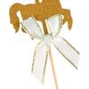 20Pcs Lovely Carousel Shape Cake Toppers Delicate Cupcake Dessert Toppers Table Decor Carousel Cake Fruit Card Insertion