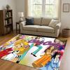 Retro Cartoon Candy Candy Sweet Girl Room Non-Slip Area Rug Soft Carpet for Bedroom Playroom Sofa,Easy Clean Home Decor Doormat