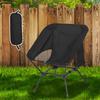 Outdoor Folding Chair Small Portable Beach Seat Camping Chair With Side Pocket For Picnic Hiking Fishing Poolside Garden