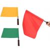 Competition Referee Signal Flag Performance Sports Order Handflag Stainless Steel Flagpole