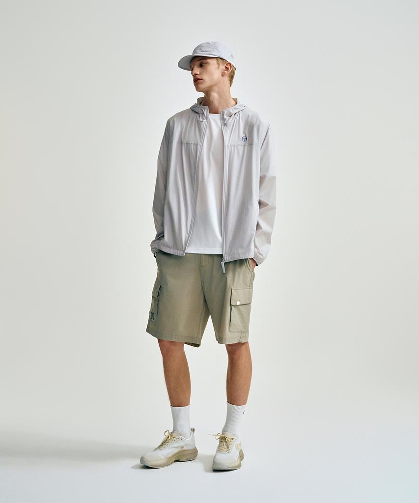 Sergio Tacchini M Comfortcool Lightweight Woven Jacket (L.Grey)