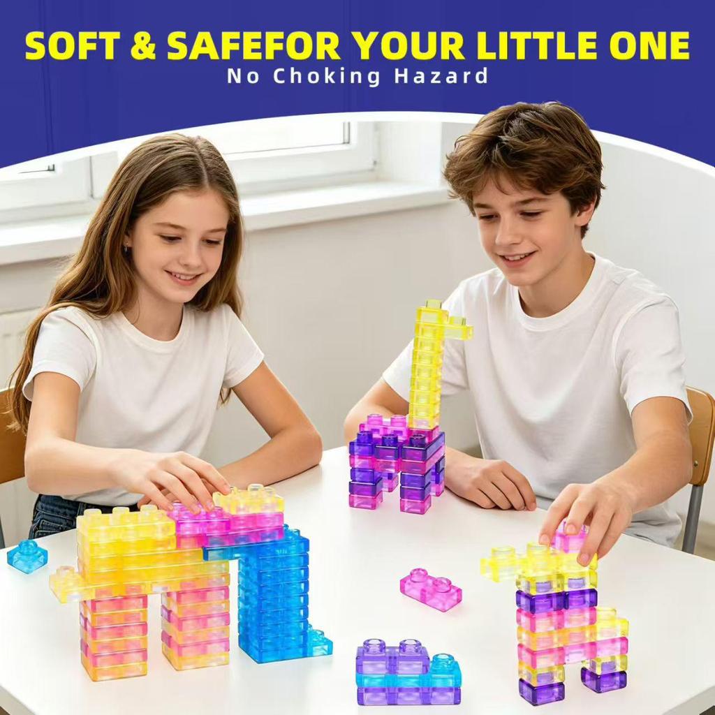 Creative DIY Jelly Building Blocks - Stress-relief, Educational Toy for Early Childhood, Perfect Birthday Gift for Kids