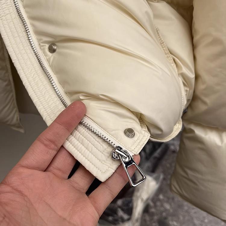 Women's Thickened Cotton-Padded Hooded Winter Coat - Loose, Warm, Solid Color Jacket