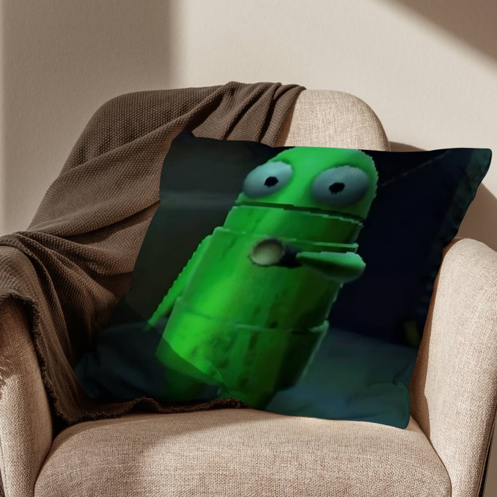 Game CUTE REPO Pillow Case Antidustmite Pillowcase Invisible zipper silky short plush Sofa cushion cover