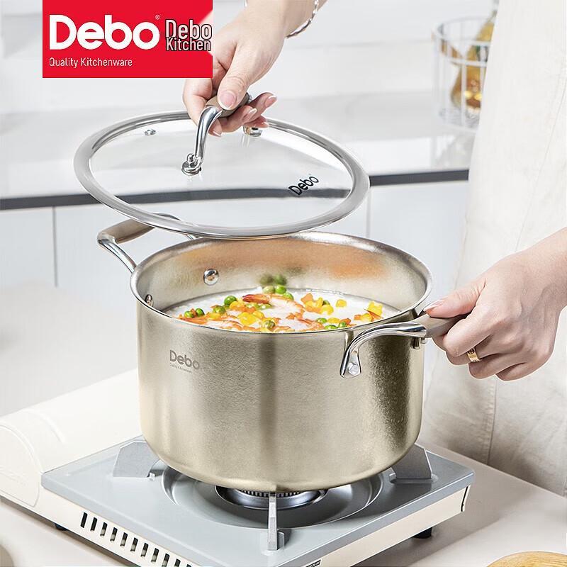 Deboer Luomaisi Pure Titanium Soup Pot 22cm