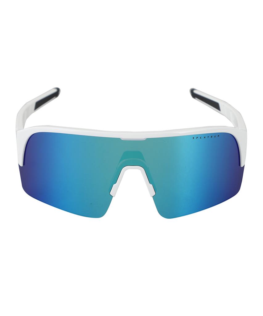 Lodagseu Aurora (Glossy White - Hyper Blue Lens)