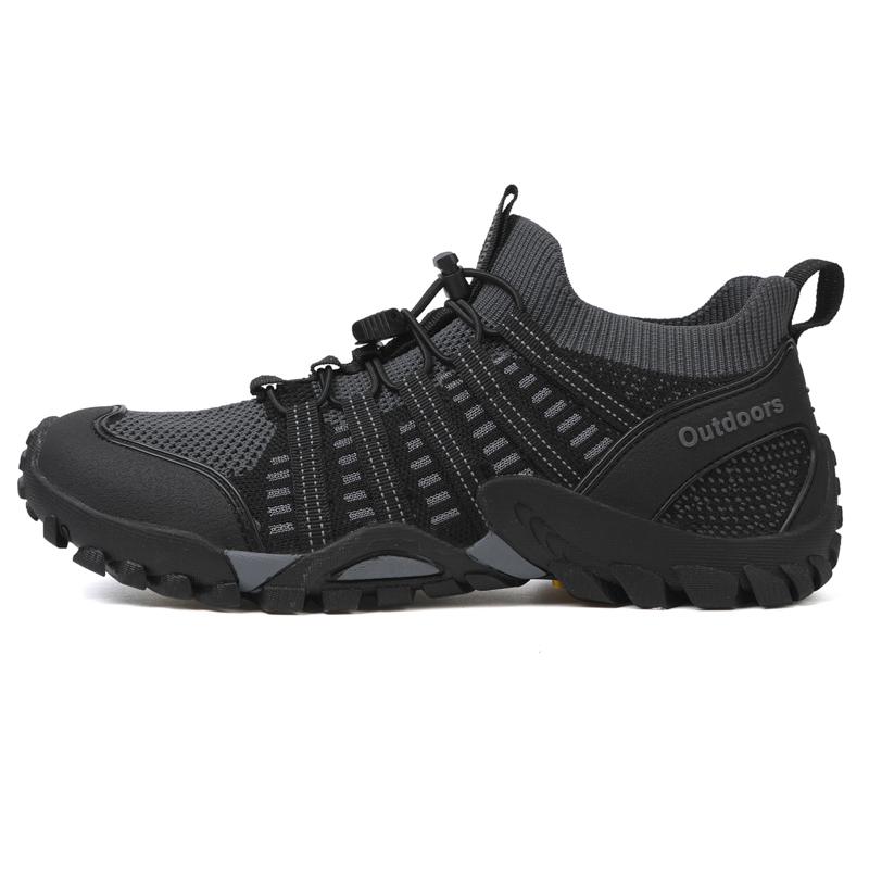 Fashion Pure Stream Shoes Outdoor Casual Climbing Hiking Fishing Shoes Wading Water Camping Thick Sole Mesh Breathable Wading Men Women