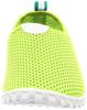 Benetton Mesh Aqua Shoes 229140, Women's, Light Green, Size L (equivalent to Japanese size L)