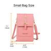 Soft Leather Women's Shoulder Bag Touch Screen Mobile Bags Small Wallets Fashion Handbags Women Crossbody Bag Coin Purse