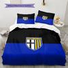Parma Calcio 1913 Pattern Bedding Quilt Set  Home Decoration  Gift (1 * duvet cover + 2 * pillowcase  without core).xwn