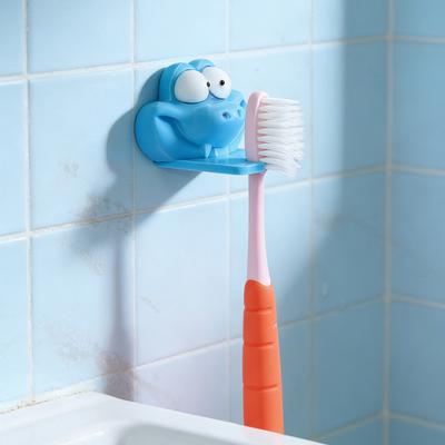 Portaspazzolino Antiscivolo Montaggio a Parete Installazione Senza Fori Design a Serpente Organizzatore Bagno Portaoggetti per Spazzolino da Denti Rasoio