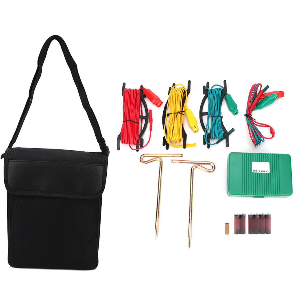 DY4100 Digital LCD Screen Display Earth Ground Resistance Tester Measuring Meter