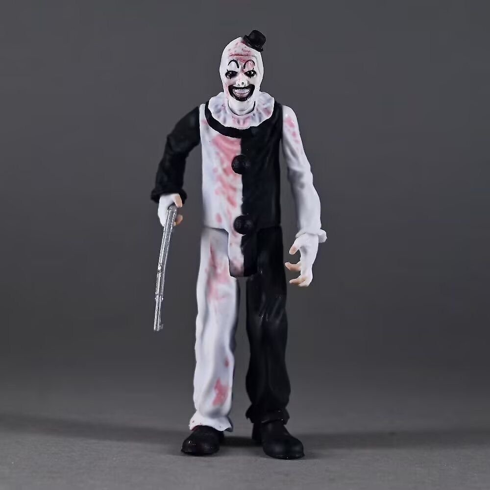 Terrifier Action Figure Terrifier Halloween Day Horror Bloodbath Art The Clown Joker Figures Statue Collection Model Doll Gifts