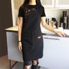 Fashion Kitchen Apron For Woman Men Chef Work Aprons For Grill Restaurant Bar Shop Cafes Beauty Nails Studios Uniform