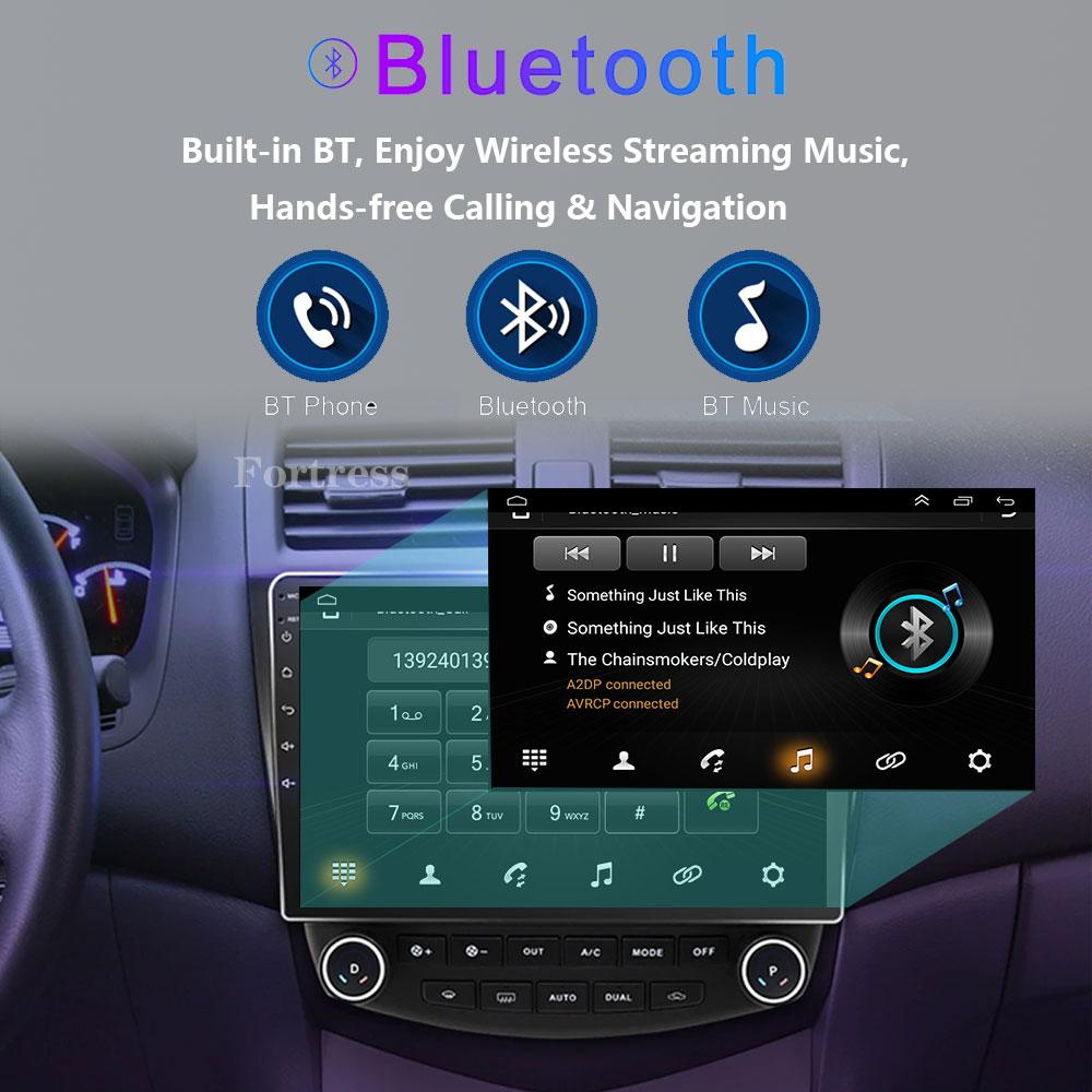 Android 14 Car Radio for Honda Accord 7 2003-2008 GPS Navigation Multimedia Video Player Carplay Android Auto Car Stereo 2 Din