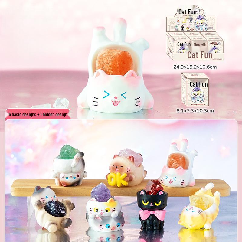 Cute Creative Cartoon Cat Energy Blind Box - Desktop Decoration Ornaments Gift