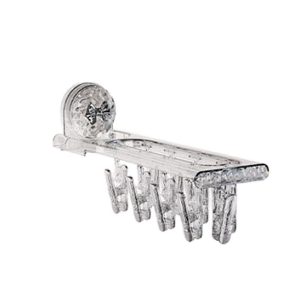 Wall-Mounted Folding Socks Drying Rack Plastic Gloves Towels Drying Rack for Home