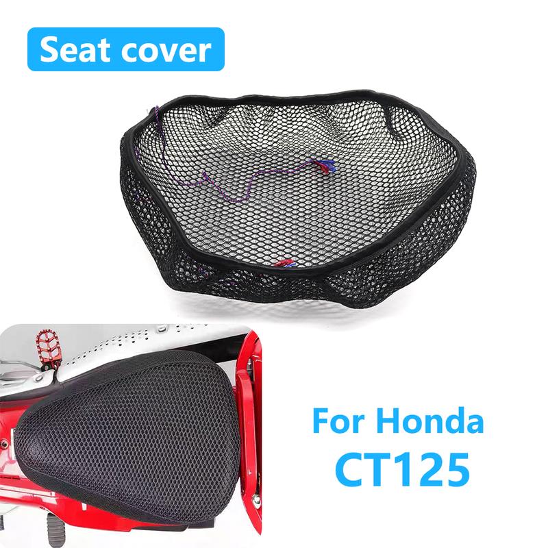 For Honda CT125 CT 125 125CT Motorcycle Seat Cover 3D Mesh Fabric Seat Non-Slip Breathable Heat ulation Protect Cushion