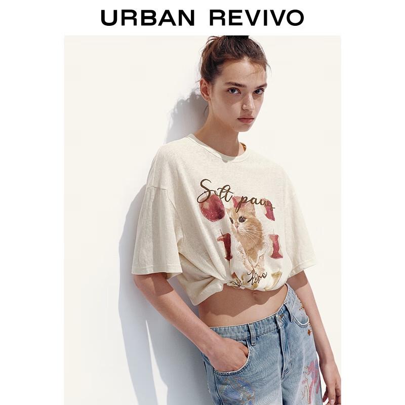 UR Women's Casual Letter & Pet Print T-Shirt