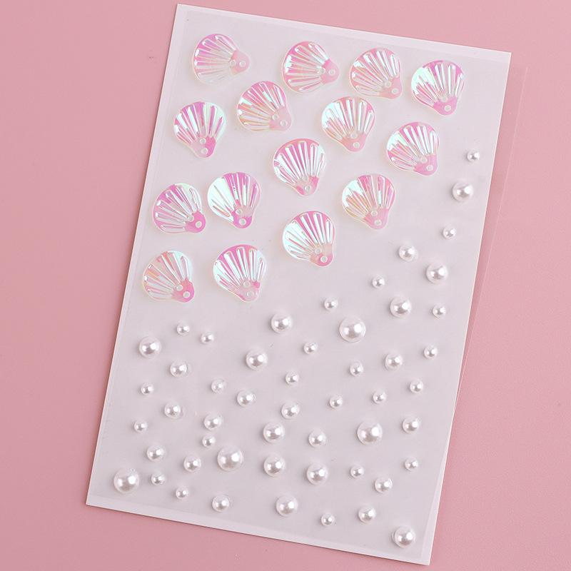 Butterfly Face Stickers Pearl Temporary Tattoo Stickers Lasting Waterproof Glitter Eyeshadow Body for Makeup Stickers