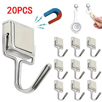 20/10/5 PEZZI Gancio Magnetico Appendiabiti Portachiavi Multiuso Stoccaggio Neodimio Super Forte Cucina Bar Ufficio Casa E Decorazione