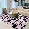 French Vintage Carpet Living Room Vintage Coffee Table, Sofa Blanket and Non Washable Floor Mat Cream Style Home Bedside Carpet