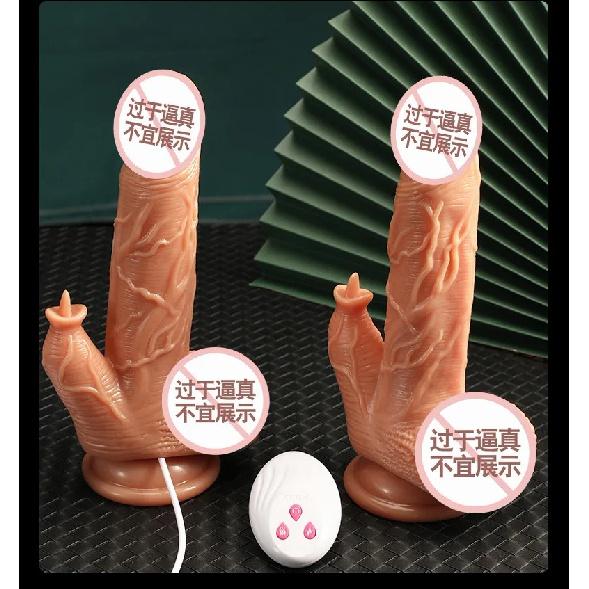 G-Punkt-Dildo-Vibrator, sexy Spielzeug für Frauen, Klitorisstimulator, Silikon-Penis mit starker Saugnapf-Rotation, warme Dildos, Sex