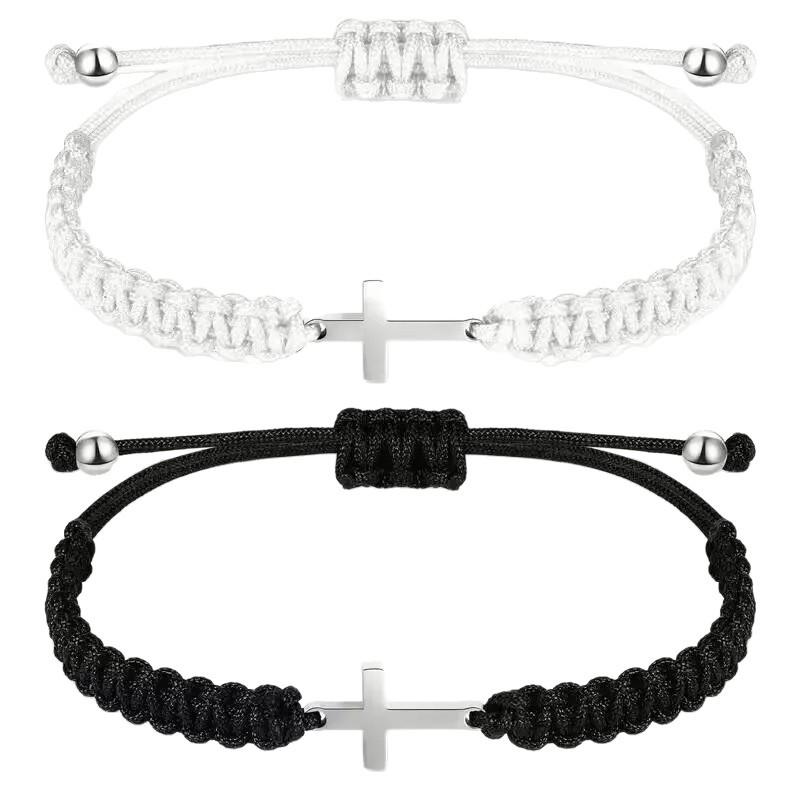 8-Shaped Lucky Hand Rope: European Style Adjustable Couple Bracelet