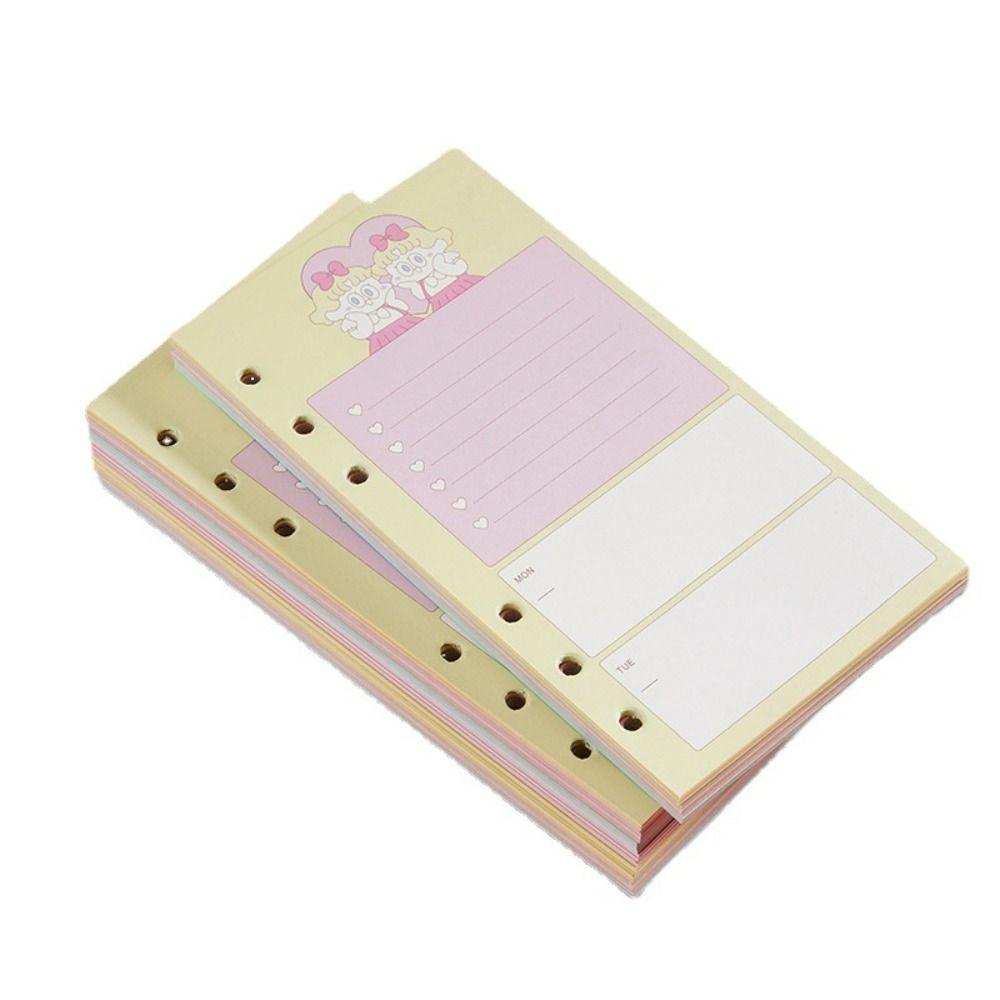 80 Sheets Loose Leaf Paper Refill 6 Holes Binder Inside Page To do List Notebook Refill  Students