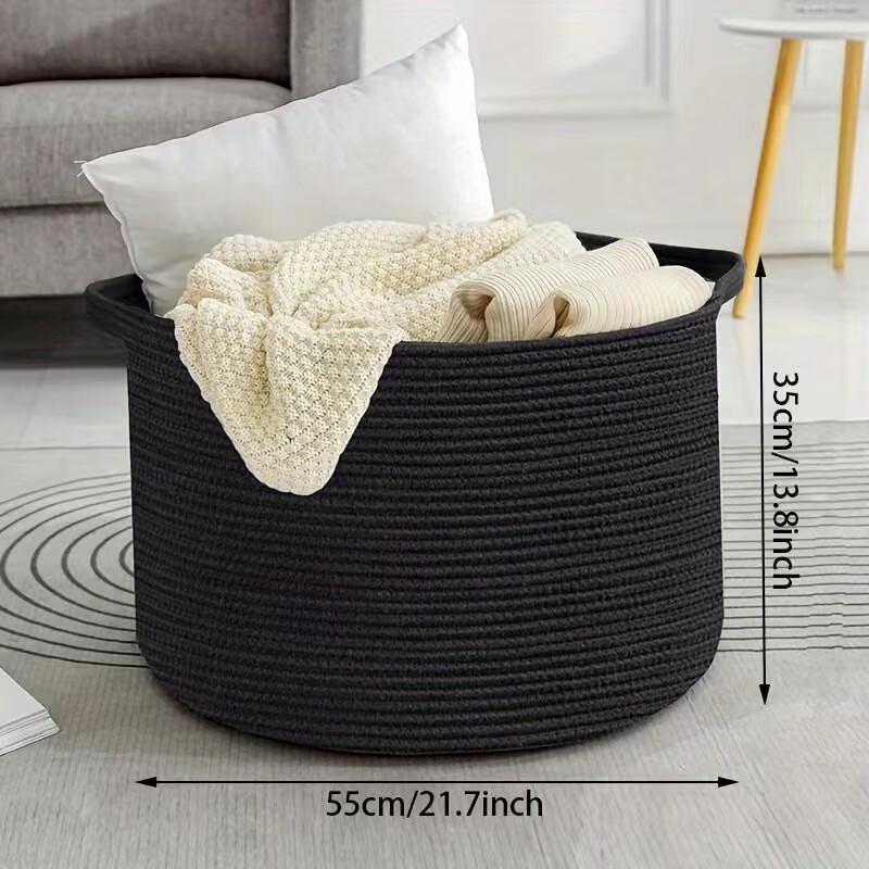 miflame Modern Minimalist Cotton Rope Storage Basket