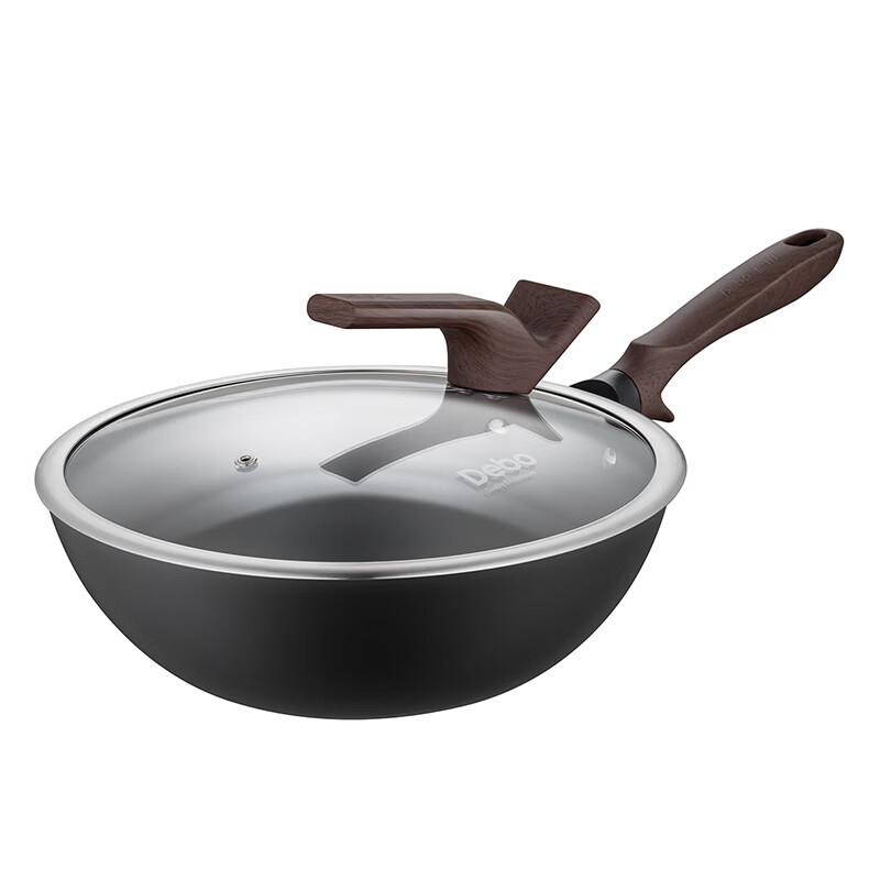 Debo 30cm Fine Iron Non-Coated Wok
