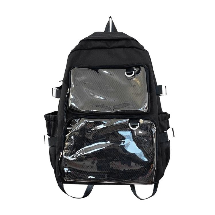 Student School Backpack Large Capacity Backpack Travel Backpack Clear Backpack Japanese Styles Backpack