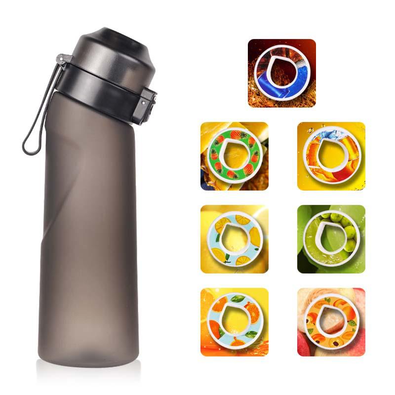 Sticlă de apă parfumată cu capsulă de aromă și inel aromatic - Cupă rezistentă la temperaturi înalte în stoc